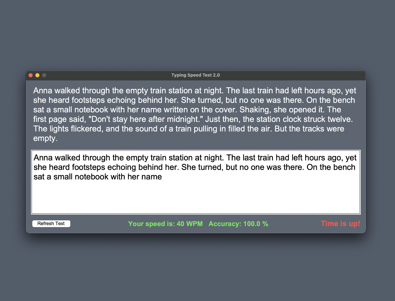 Typing Speed Test
